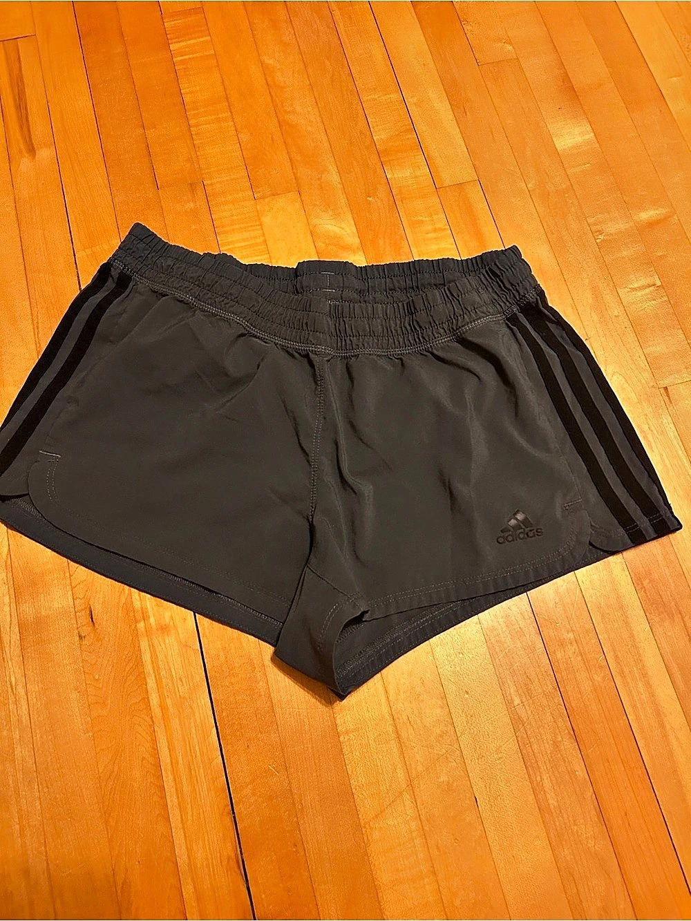 adidas Pacer 3-Stripes Woven High-Rise Shorts Athletic Shorts Black